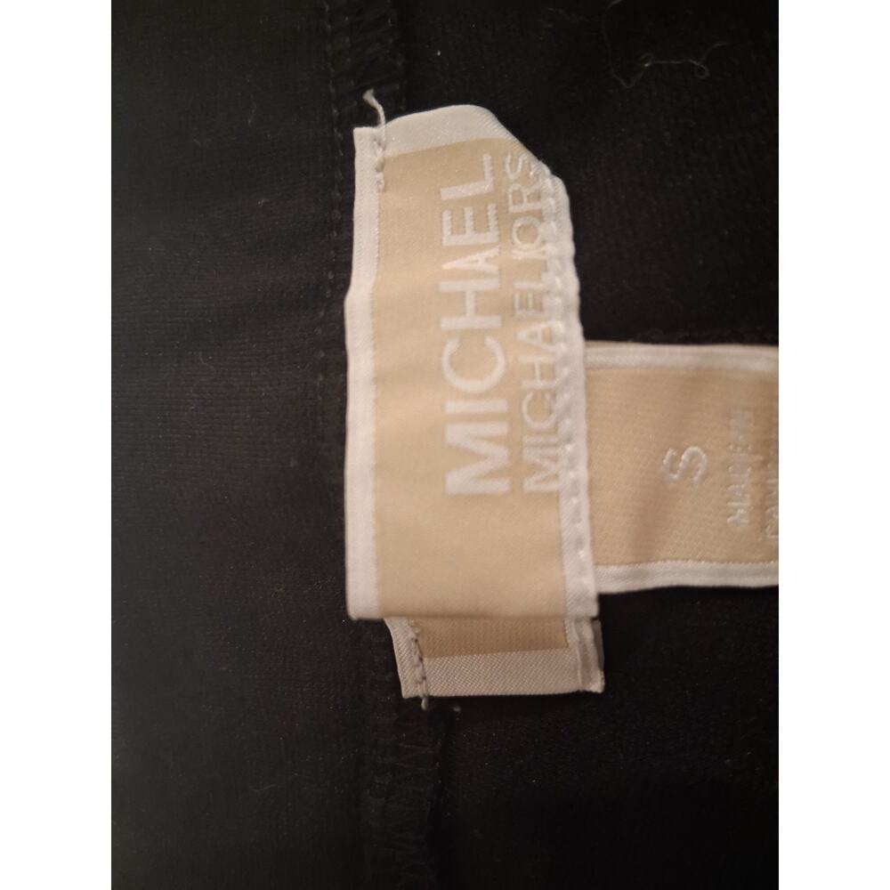 MICHAEL Michael Kors Women's Skinny Pants Black Size S 27" Inseam Mid-Rise Logo - Picture 9 of 10